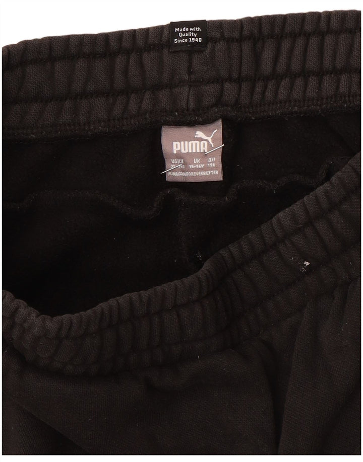 Pantaloni da tuta da ragazzo Puma Joggers 15-16 anni Colorblock nero