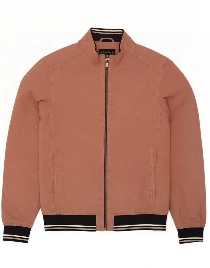 Giubbotto bomber da uomo Zara UK 38 poliestere rosa medio