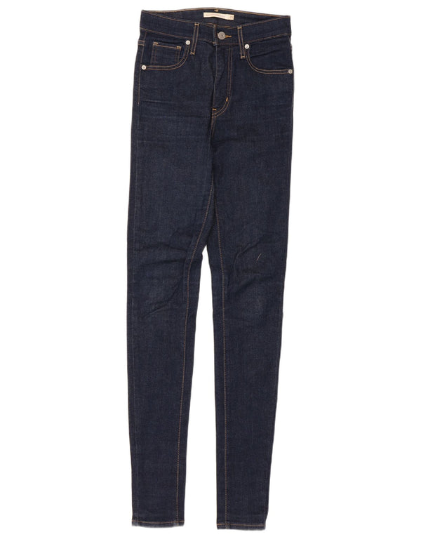 Jeans Levi's Mile High Super Skinny da donna W25 L32 Blu Navy