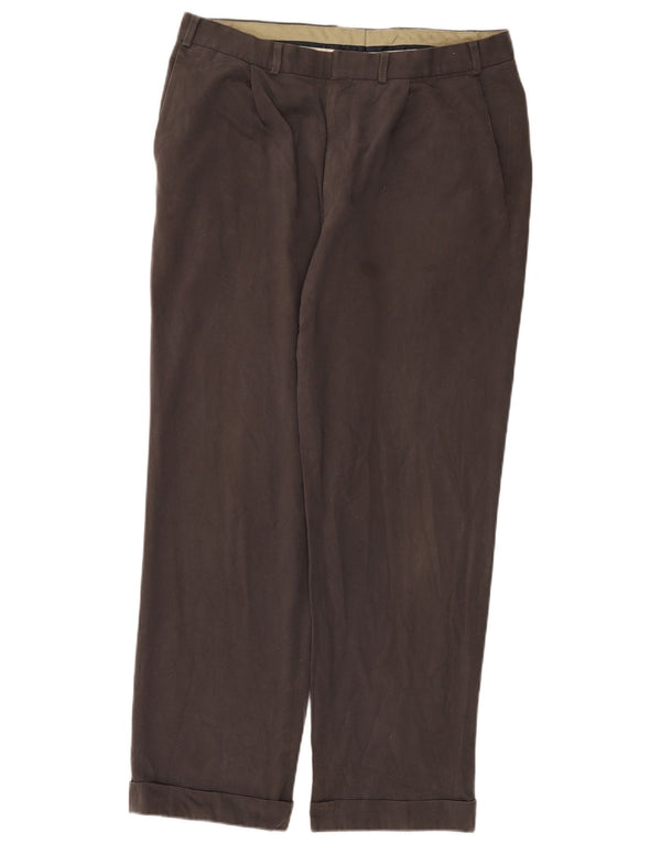 Pantaloni chino dritti Marks & Spencer da uomo St. Michael W36 L31 grigi