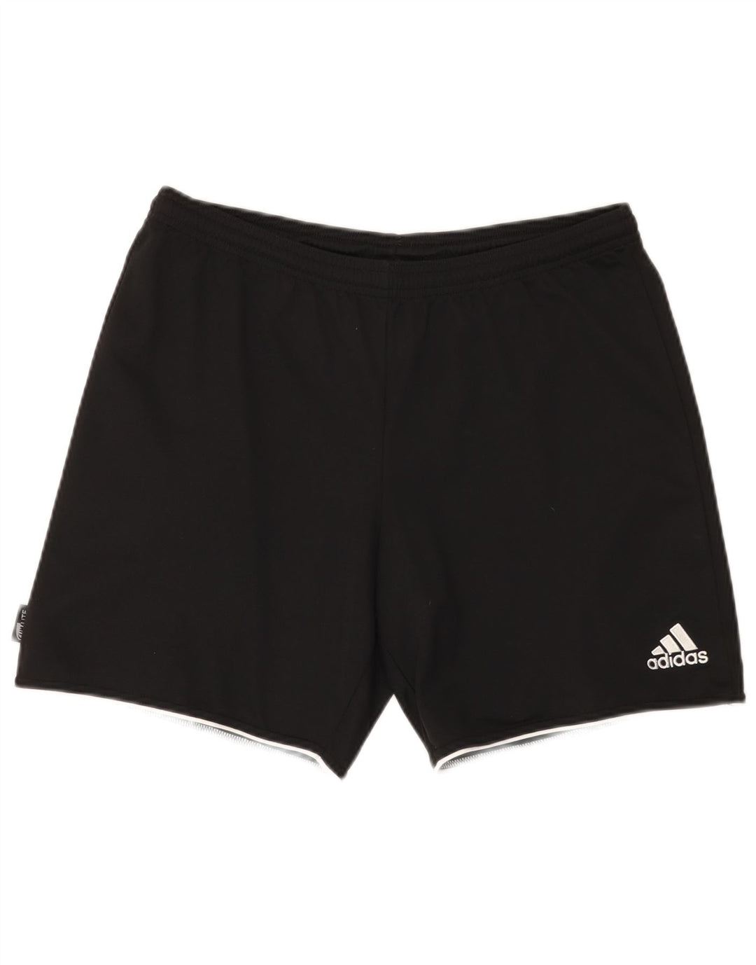Pantaloncini sportivi Adidas Climalite da uomo medio poliestere nero