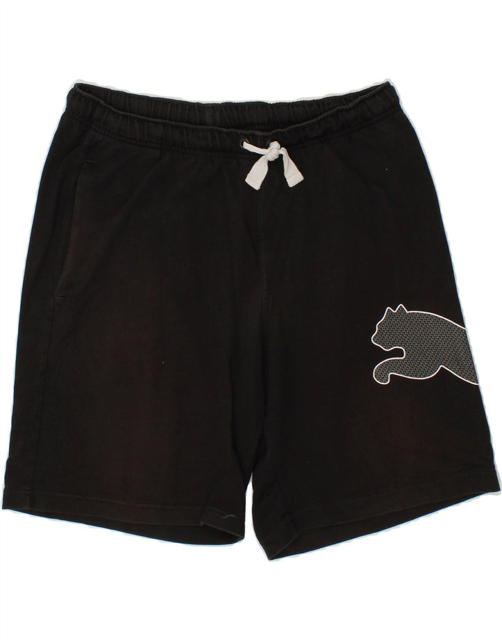 PUMA Mens Graphic Sport Shorts Large  Black Vintage Puma and Second-Hand Puma from Messina Hembry 