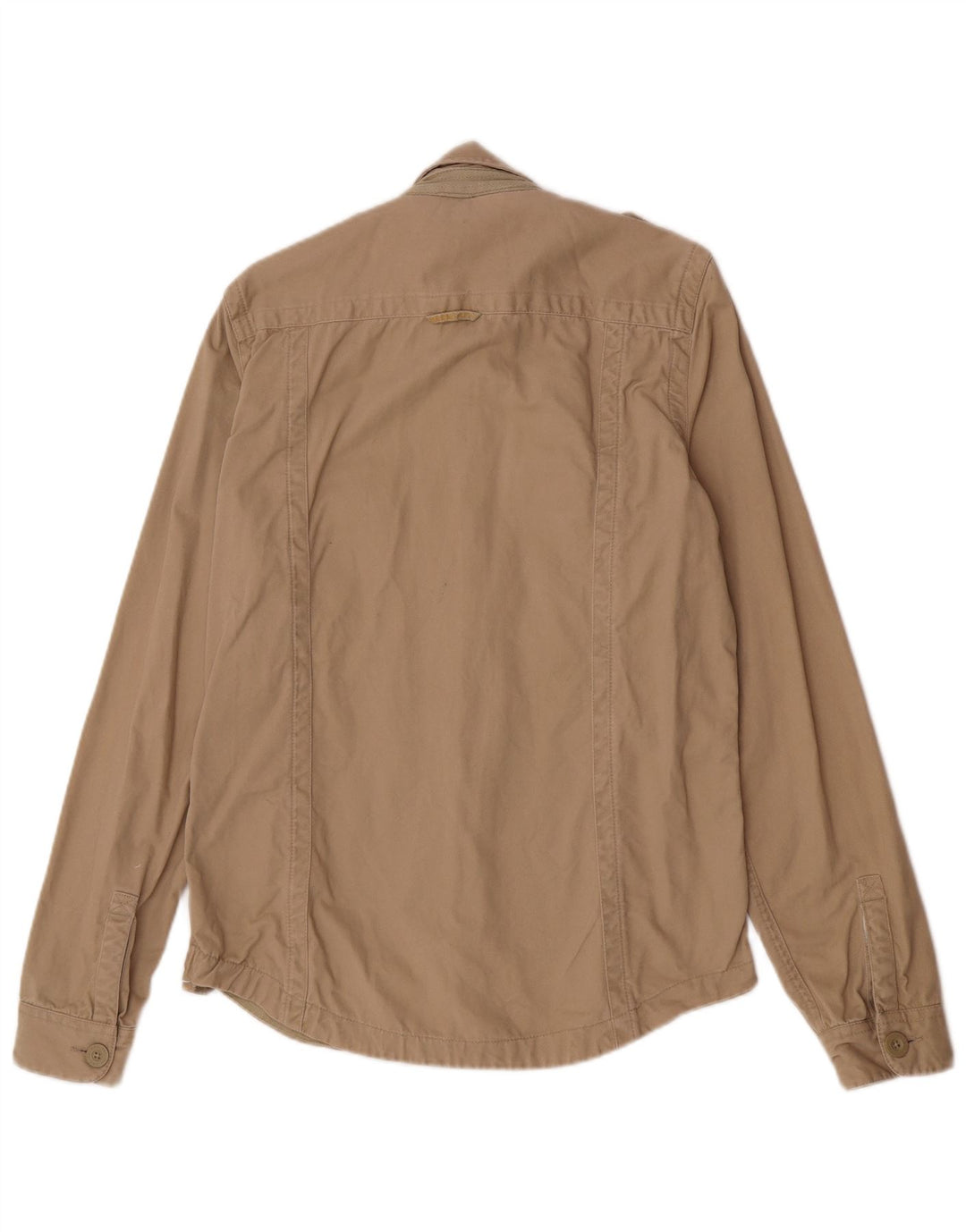 Camicia militare da uomo Superdry grande in cotone beige
