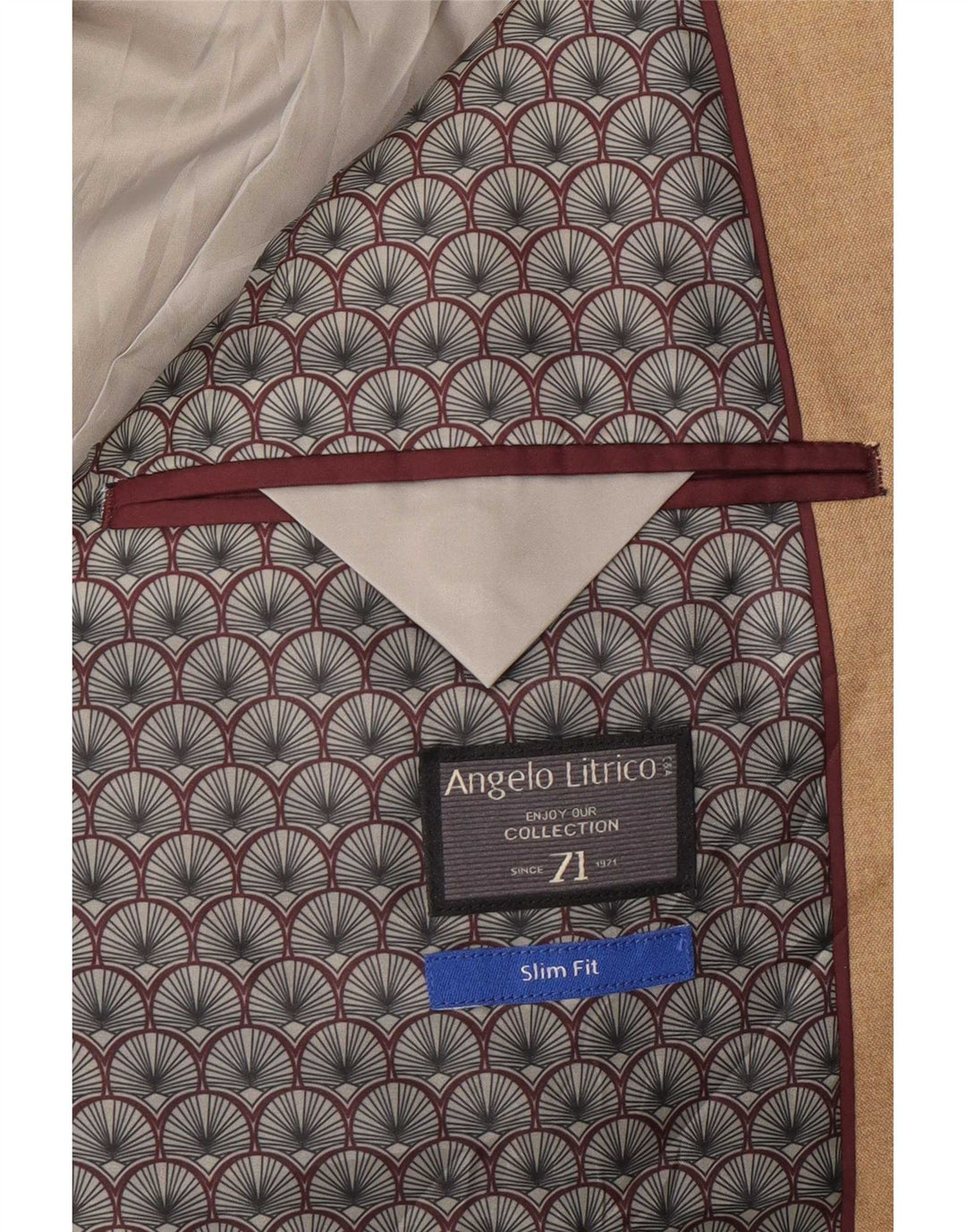 Angelo Litrico Giacca da uomo by C&A a 2 bottoni EU 52 Large Marrone