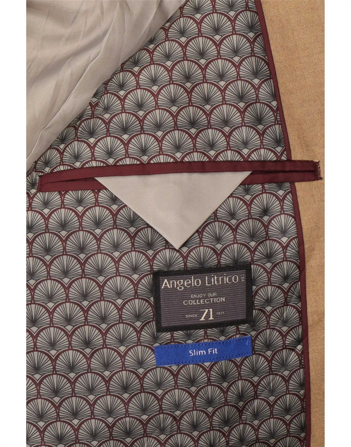 Angelo Litrico Giacca da uomo by C&A a 2 bottoni EU 52 Large Marrone