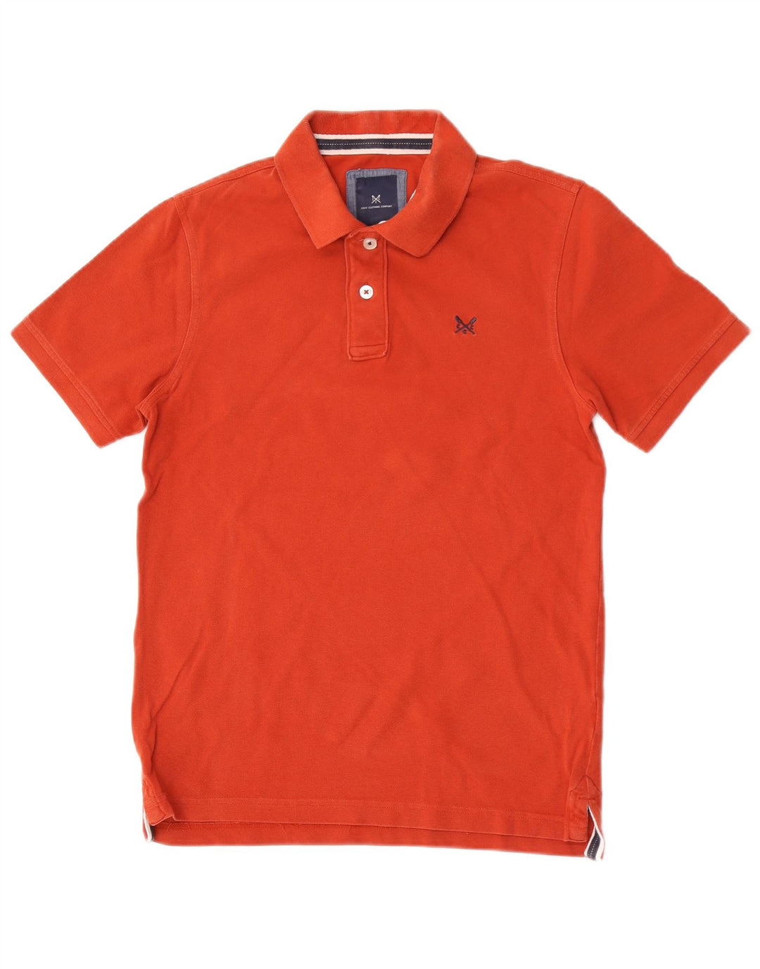 CREW CLOTHING Polo da uomo piccola in cotone arancione