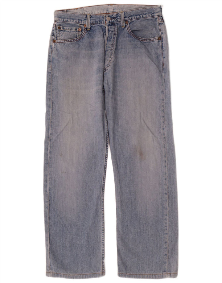 Jeans dritti da uomo Levi's 501 W33 L28 cotone blu