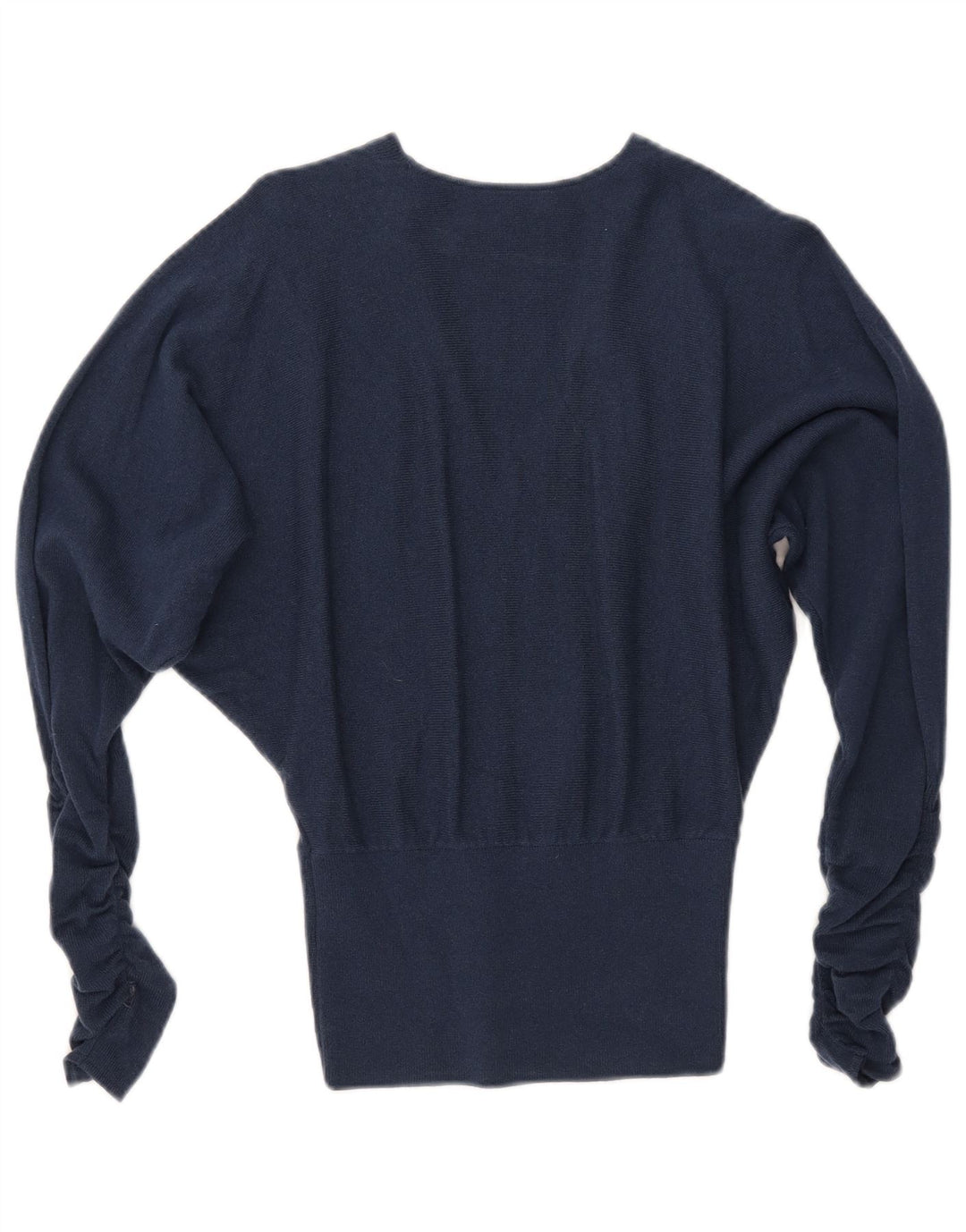 REISS Maglione da donna con scollo a V a pipistrello UK 6 XS Lana blu navy