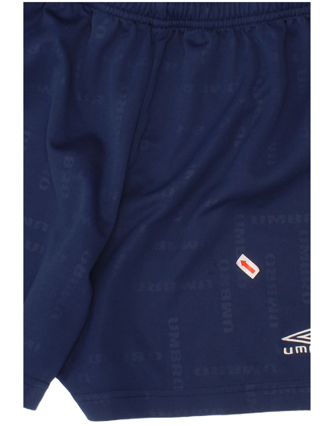 Pantaloncini sportivi grafici da ragazzo UMBRO 13-14 anni in poliestere blu navy