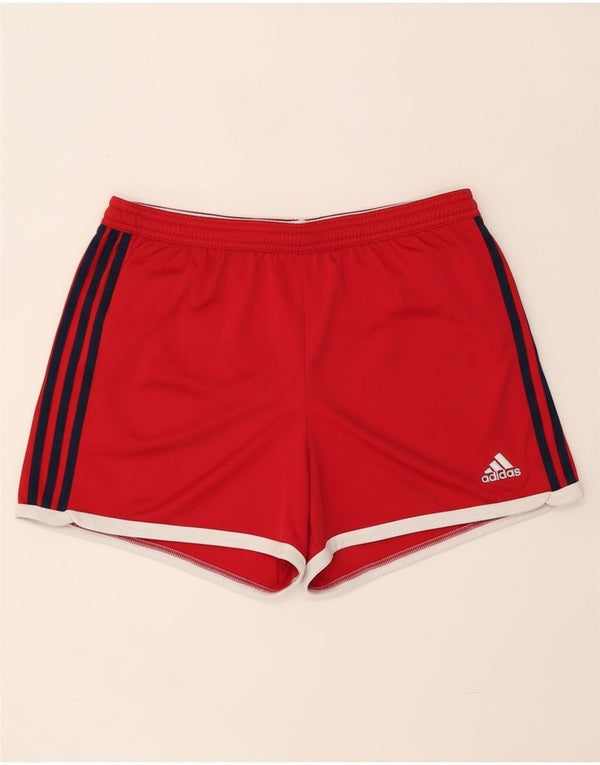 Pantaloncini sportivi Adidas Climacool da donna UK 16/18 Large Rosso Poliestere
