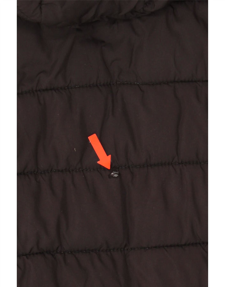 Giacca imbottita con cappuccio da donna Champion UK 10 piccola poliestere nero