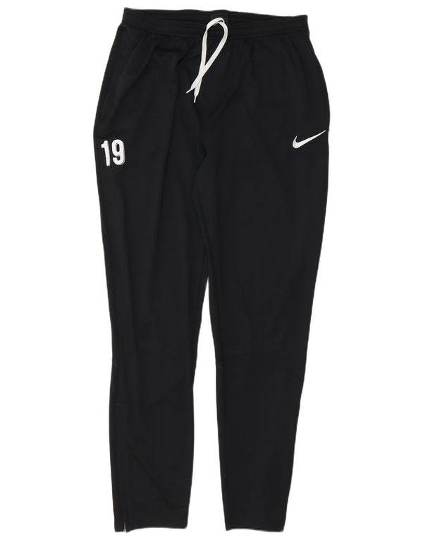 Pantaloni da tuta grafica Nike Dri Fit da uomo, grandi, in poliestere nero