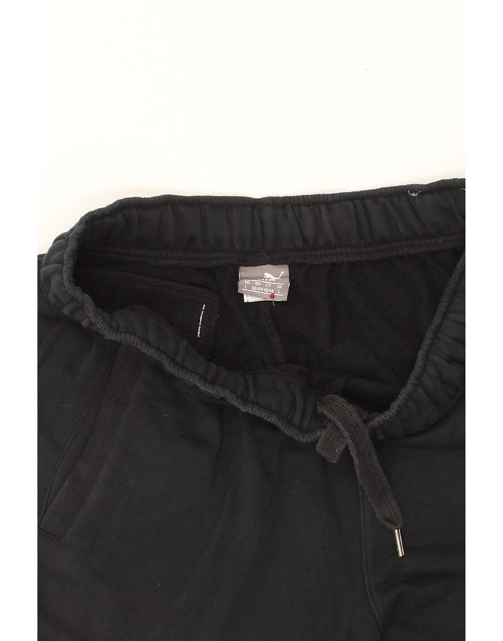 PUMA Mens Sport Shorts Large Black Vintage Puma and Second-Hand Puma from Messina Hembry 