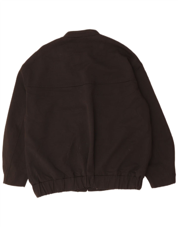 Giubbotto bomber oversize da donna Zara UK 10 piccolo acetato nero