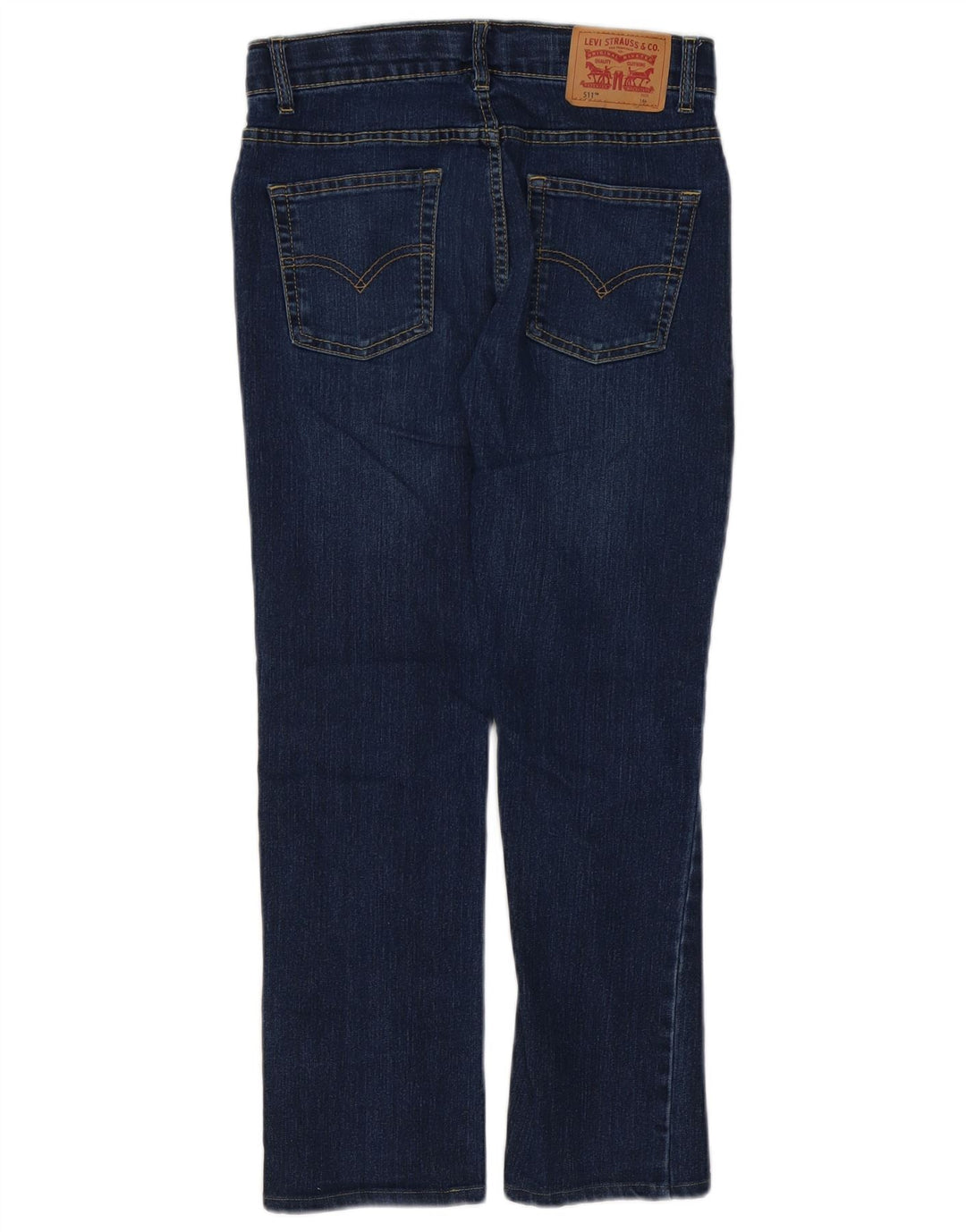 Levi's Ragazzi 511 Jeans Slim 13-14 anni W24 L25 Cotone Blu Navy