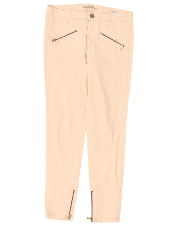 Pantaloni casual slim da donna Zara EU 36 XS W26 L29 Rosa