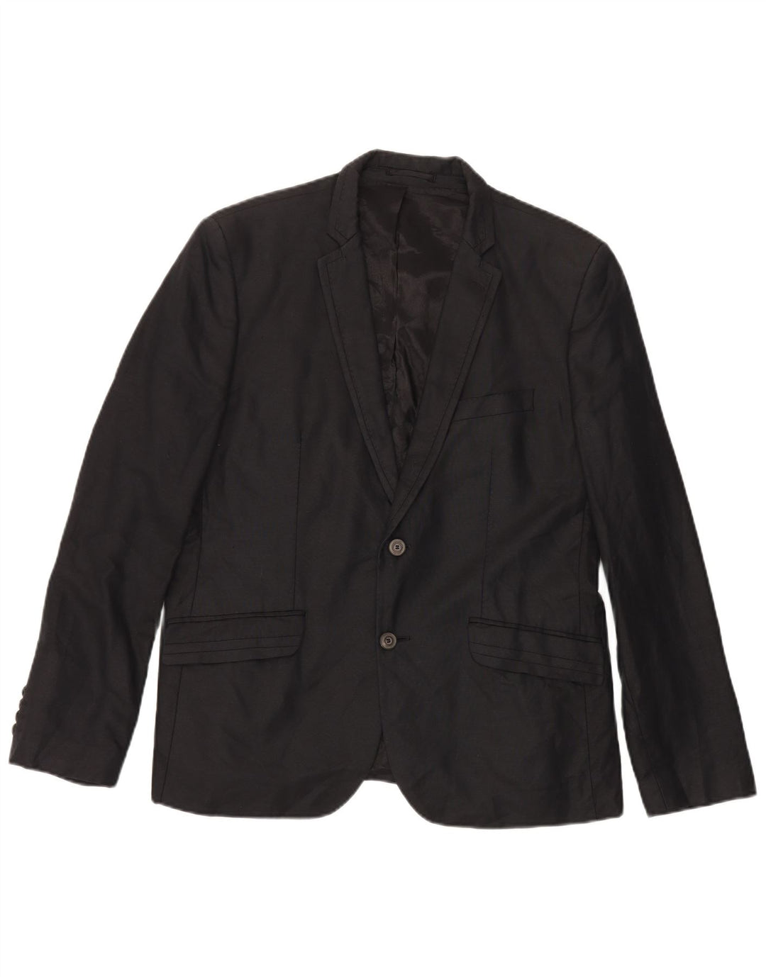 Giacca blazer da uomo a 2 bottoni Zara EU 54 XL nera