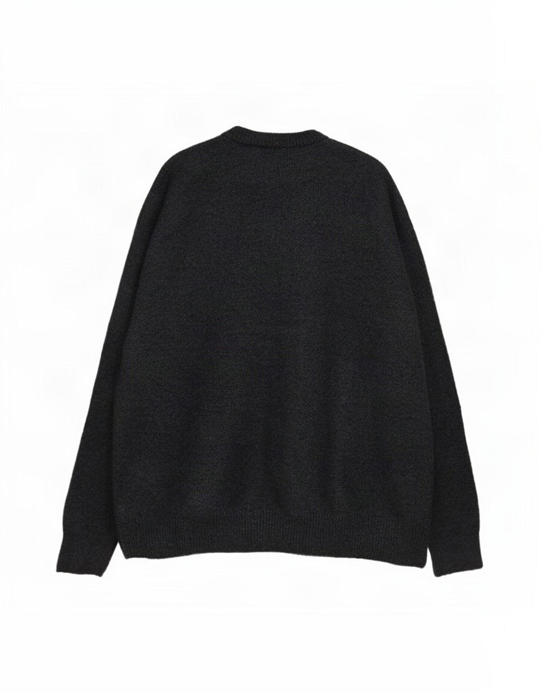 Maglione maglione girocollo da uomo Zara grande in acrilico blu navy