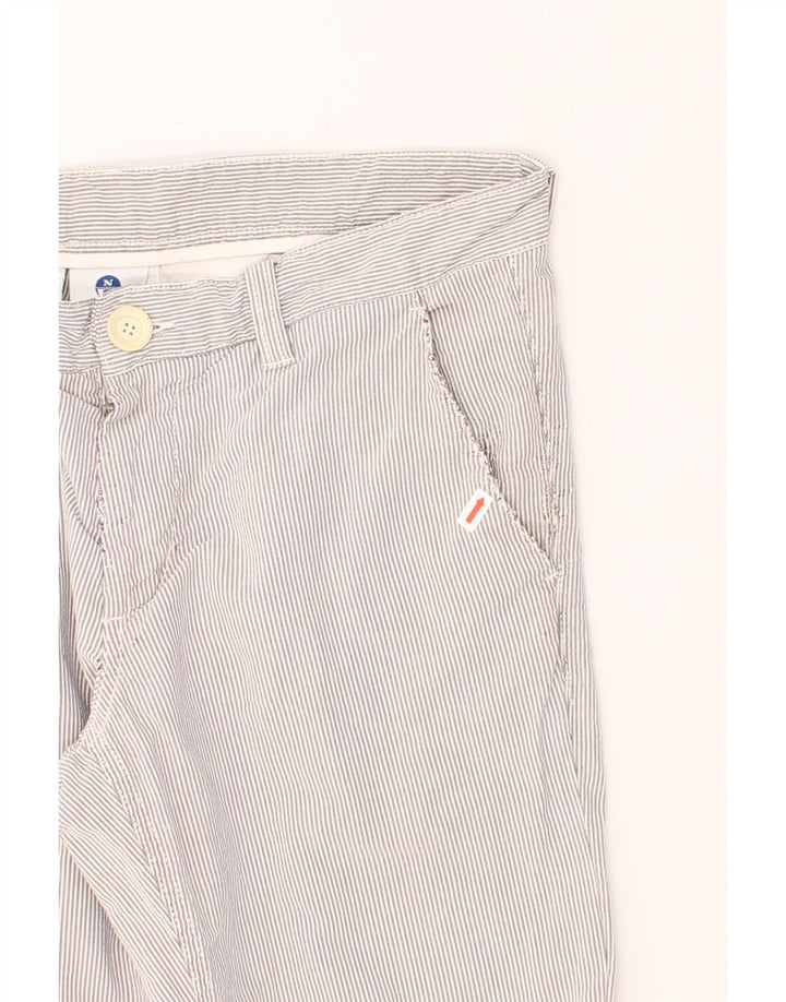 NORTH SAILS Womens Straight Chino Trousers IT 46 Large W34 L32 Grey Vintage North Sails and Second-Hand North Sails from Messina Hembry 