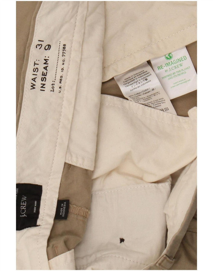 Pantaloncini chino da uomo J. Crew W31 cotone beige medio