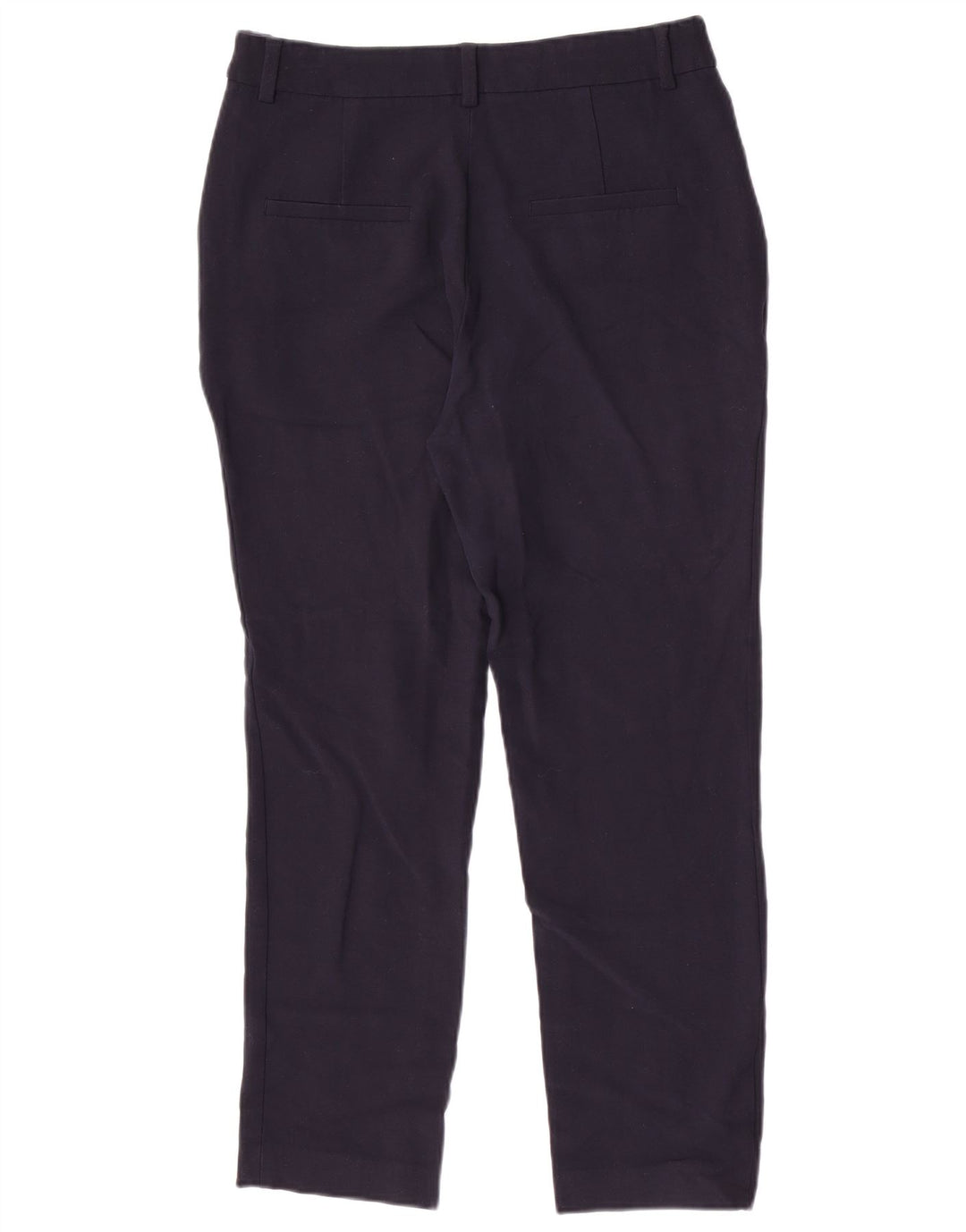 Pantaloni da abito slim da donna Massimo Dutti EU 40 Medium W30 L27 Lana blu navy