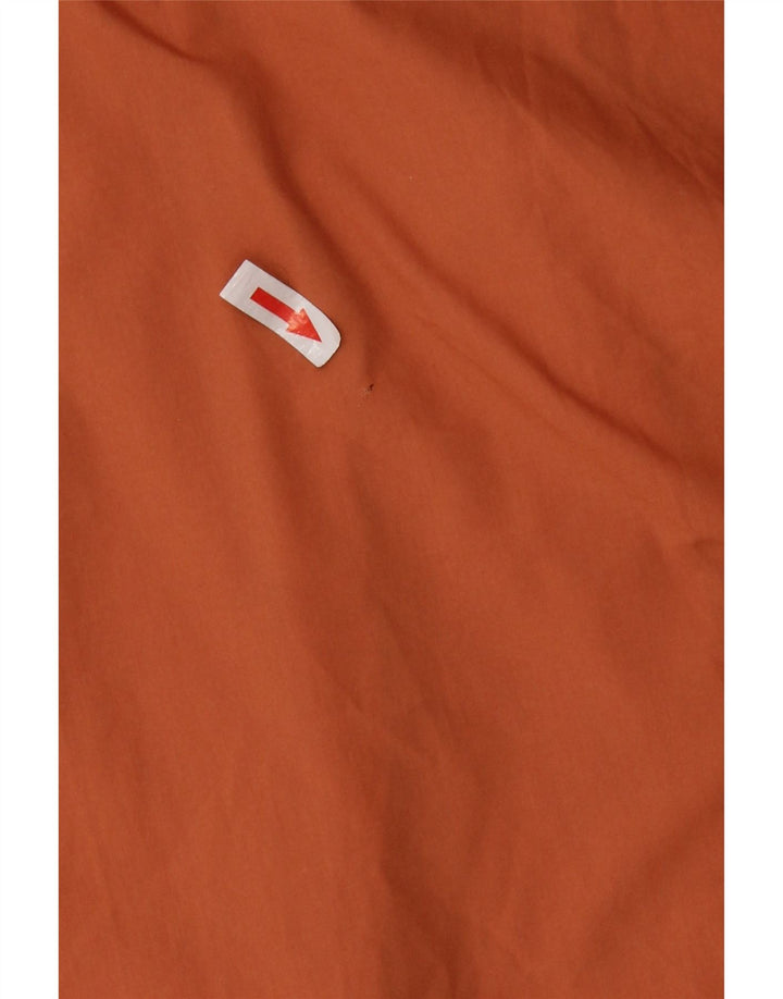 Impermeabile vintage da donna UK 18 XL arancione poliestere