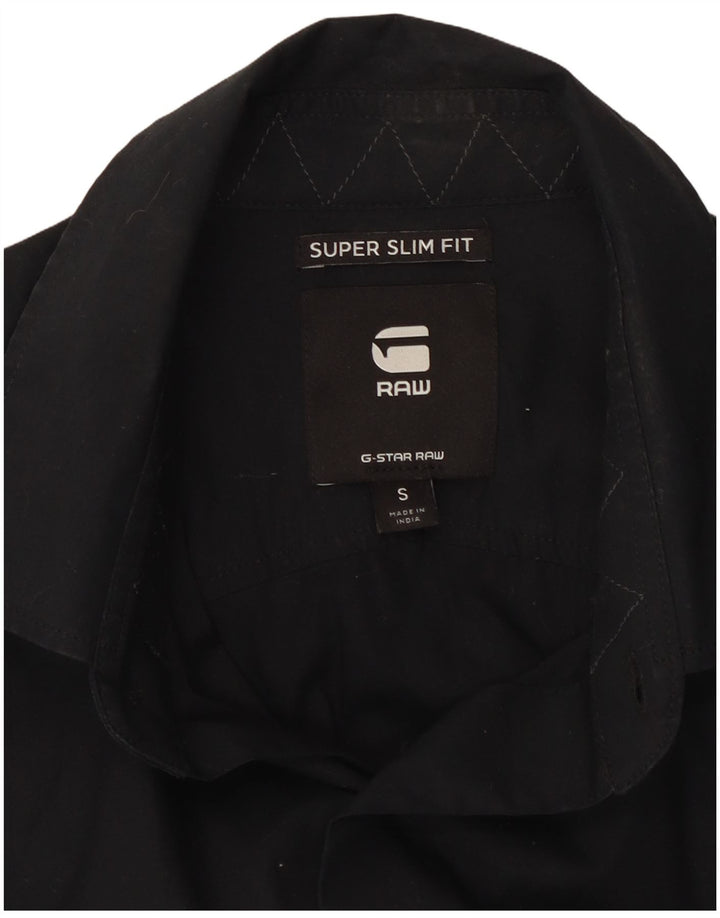 Camicia slim fit da uomo G-STAR piccola nera