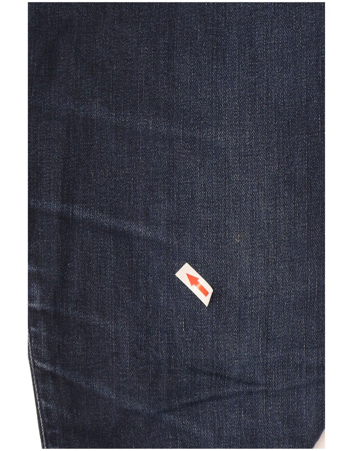 Jeans dritti regolari da uomo Calvin Klein W34 L30 cotone blu navy