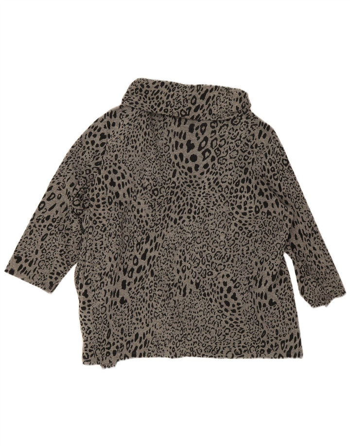 Maglione cardigan asimmetrico da donna Marks & Spencer UK 20 2XL Grigio