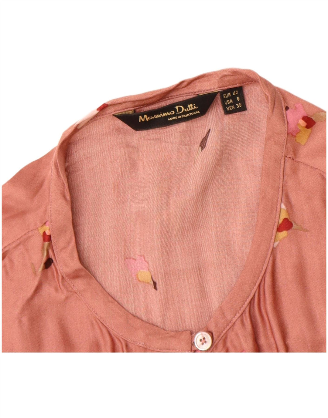 Camicetta da donna Massimo Dutti Top EU 40 Viscosa floreale rosa medio