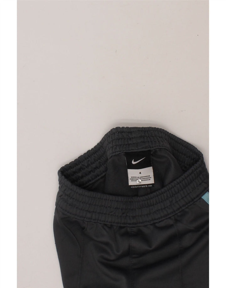 NIKE Girls Tracksuit Trousers 3-4 Years  Grey Colourblock Polyester Vintage Nike and Second-Hand Nike from Messina Hembry 