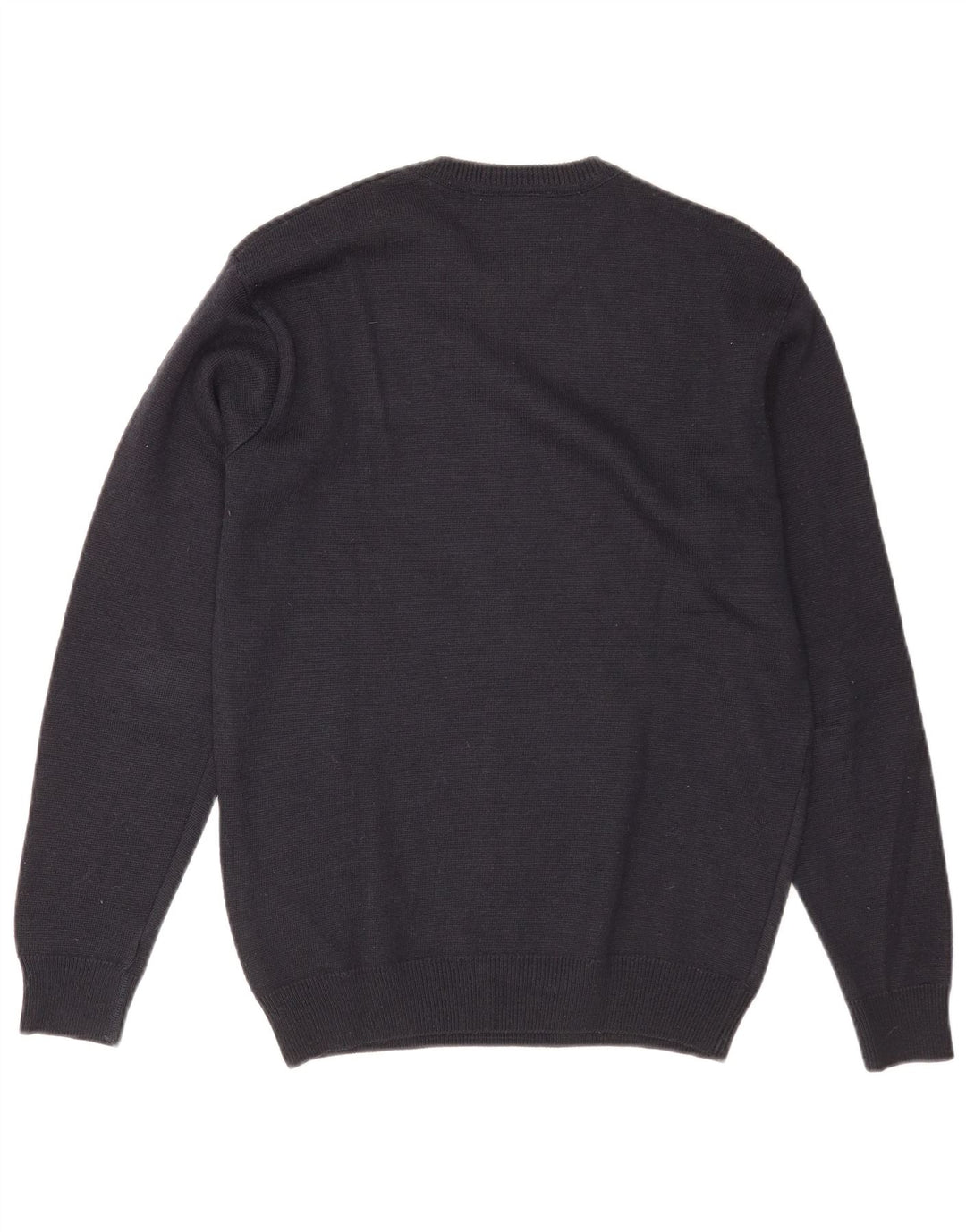 Maglione maglione girocollo da uomo Lacoste taglia 5 grande lana blu navy