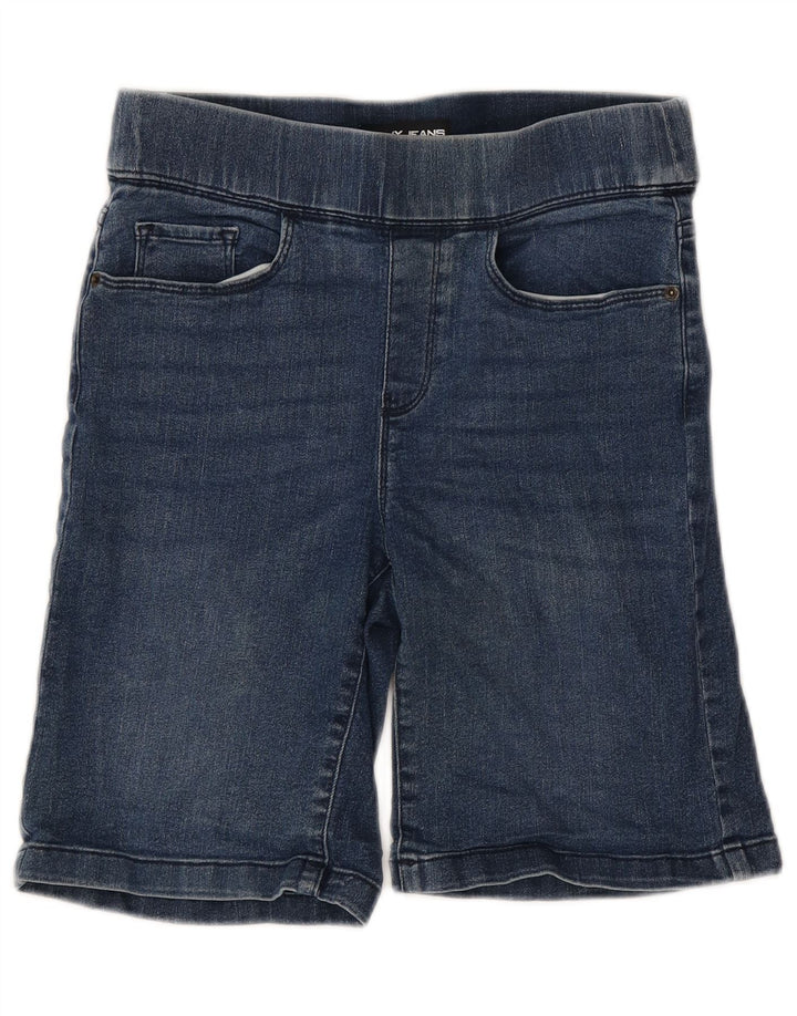 Pantaloncini di jeans da donna DKNY piccoli W27 cotone blu
