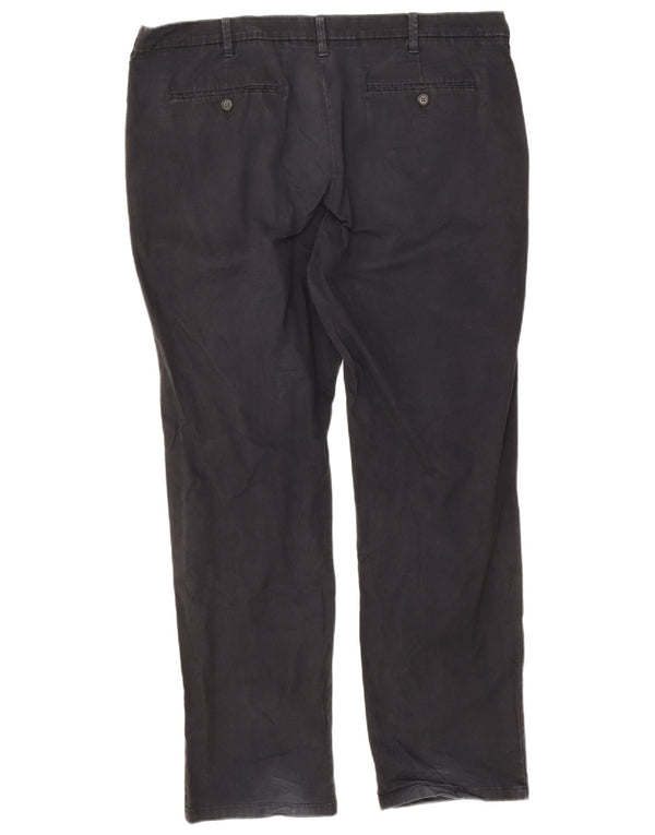 Pantaloni chino dritti vestibilità regolare da uomo Marks & Spencer W40 L31 neri