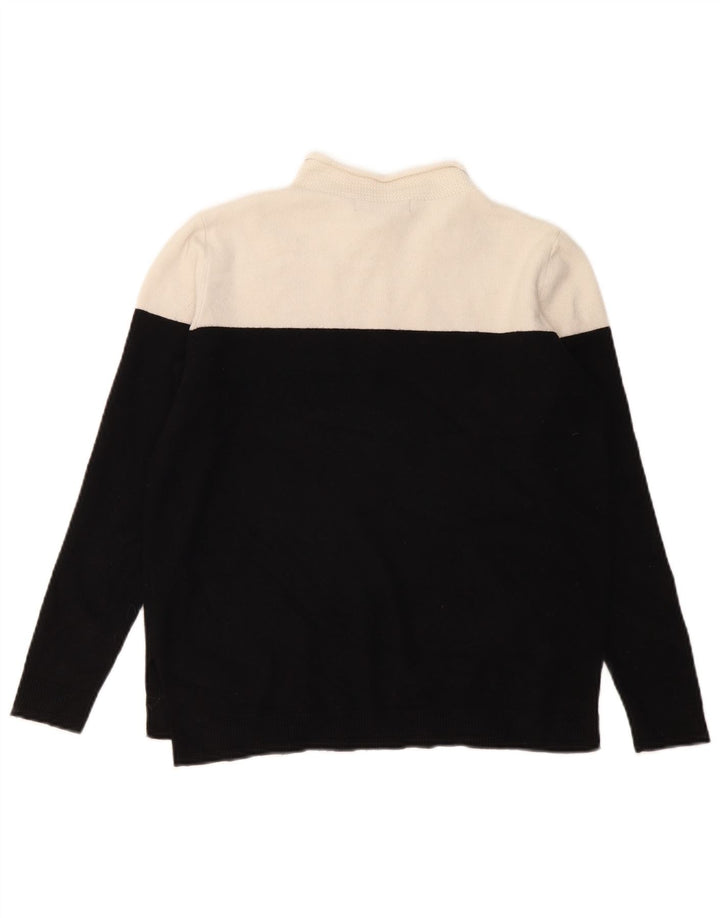 Maglione maglione a collo alto da donna Marks & Spencer UK 10 piccolo nero