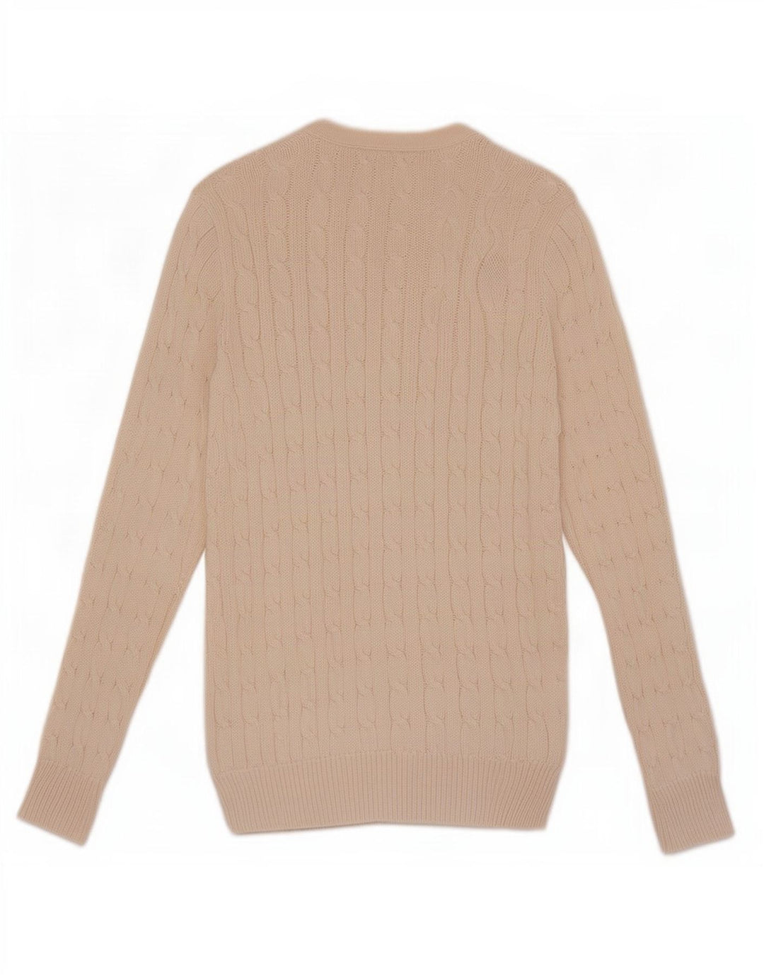 Maglione cardigan da donna Ralph Lauren UK 10 piccolo Beige