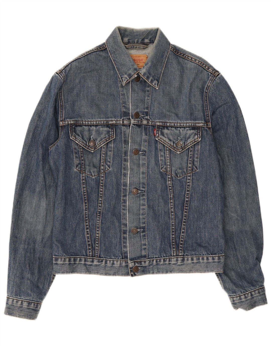 Giacca di jeans da donna Levi's UK 14 grande cotone blu