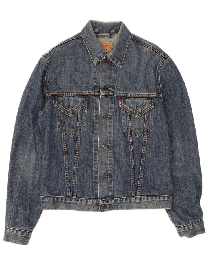 Giacca di jeans da donna Levi's UK 14 grande cotone blu
