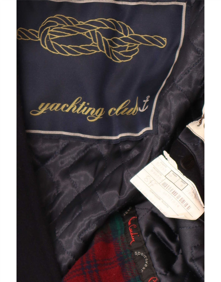 Cappotto da uomo Yachting Club IT 50 Large in lana blu navy