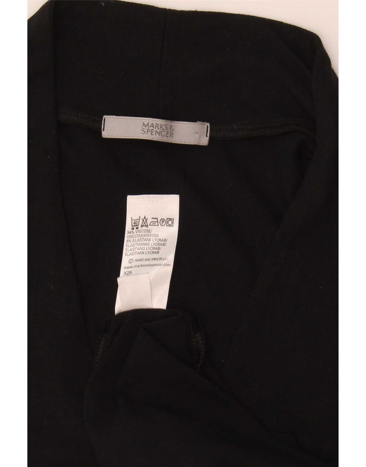 Canotta da donna Marks & Spencer UK 16 grande in viscosa nera