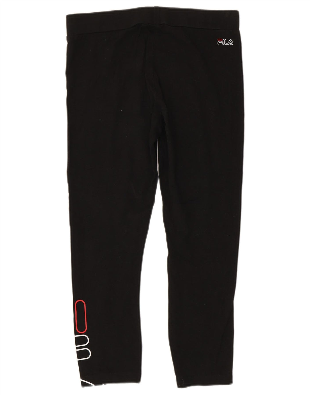 Leggings Capri grafici da donna Fila UK 14 grandi neri