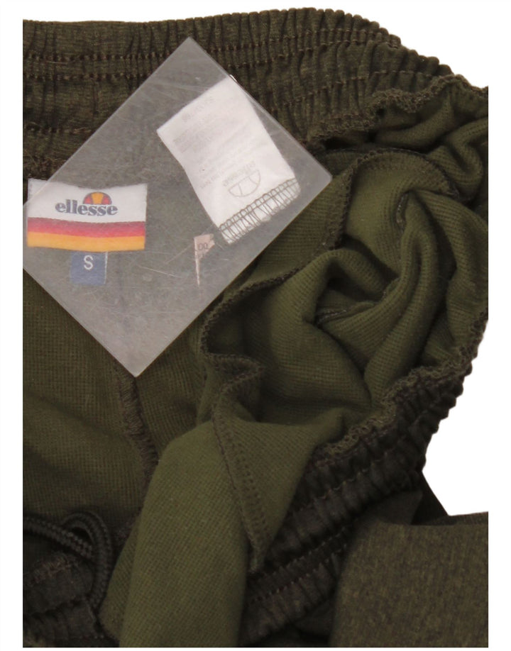 ELLESSE Pantaloni da tuta da uomo Joggers Small Poliestere color block kaki