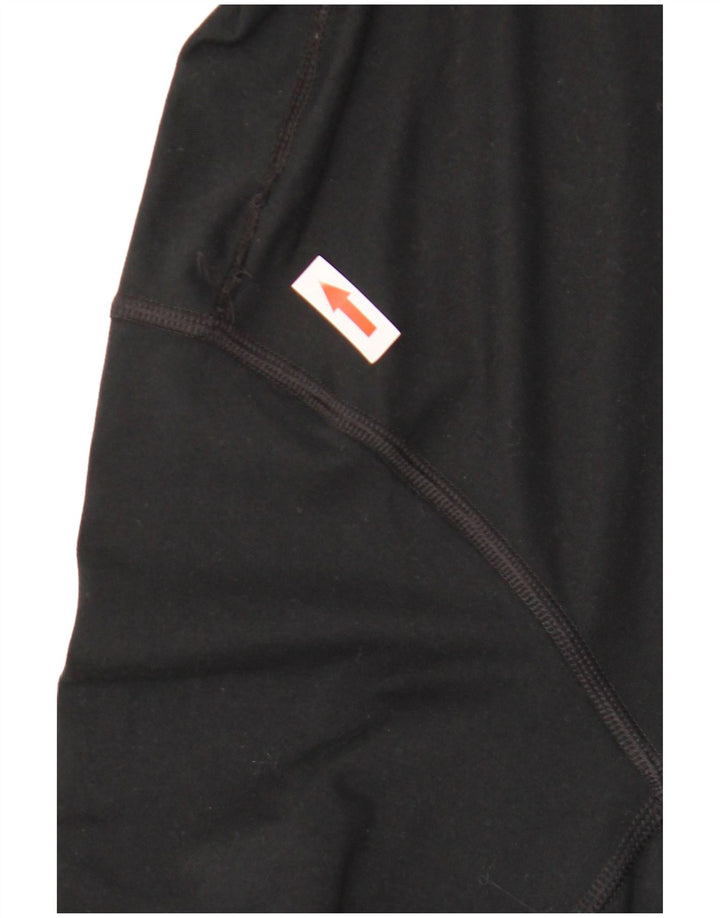Maglia da tuta Nike Dri Fit con zip e collo pullover da uomo, poliestere nero medio