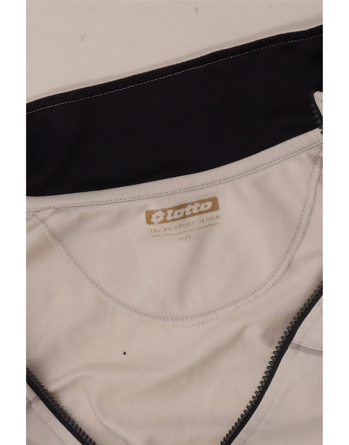 Giacca da tuta da uomo Lotto Large White Colourblock