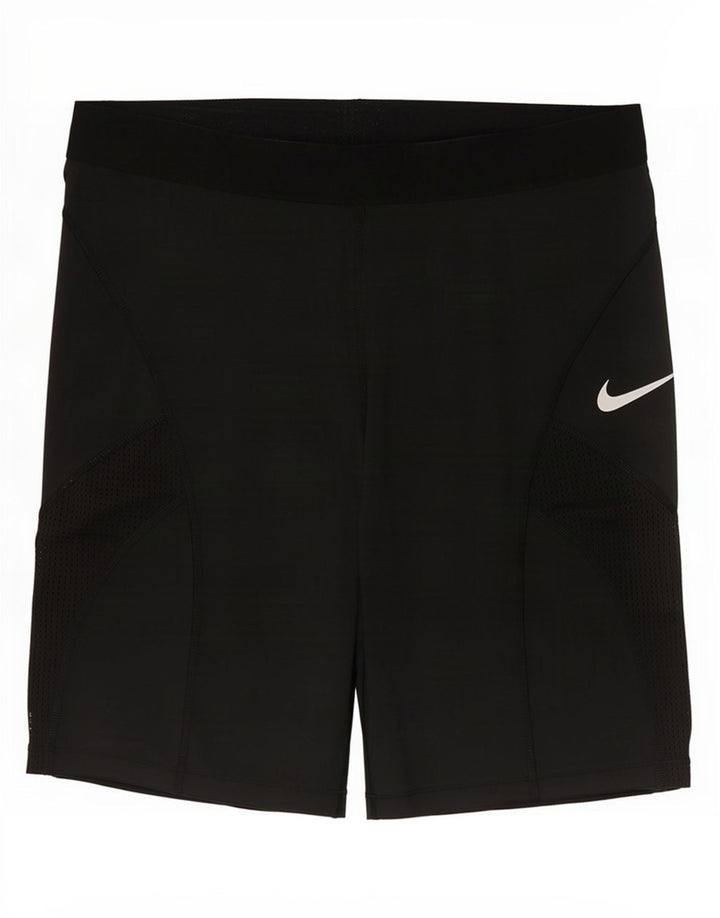 Pantaloncini sportivi Nike da donna UK 16 grandi neri in poliestere