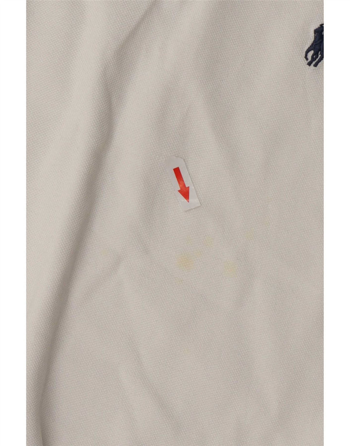Polo Ralph Lauren Camicia da uomo grande in cotone bianco