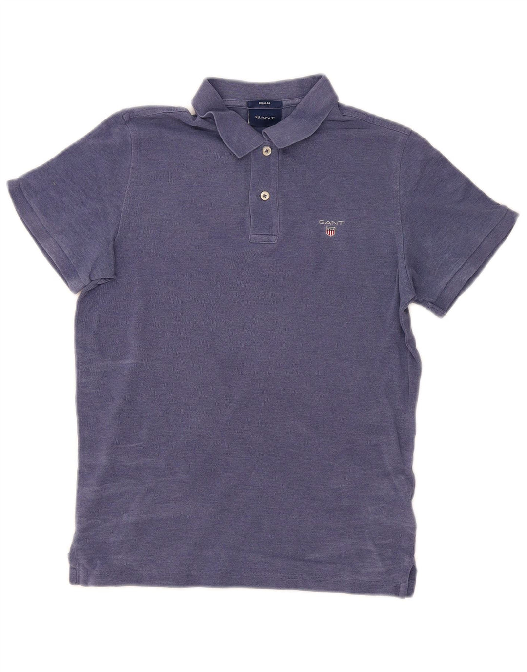 Polo Gant da uomo vestibilità regolare piccola blu