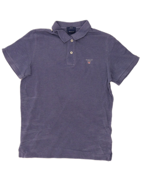 Polo Gant da uomo vestibilità regolare piccola blu