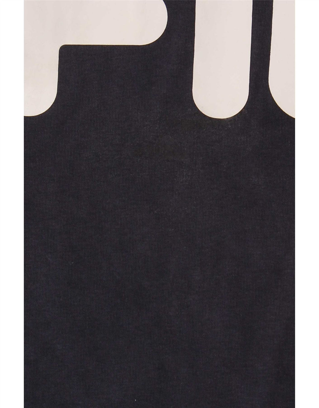 Felpa con cappuccio grafica da uomo Fila media blu navy