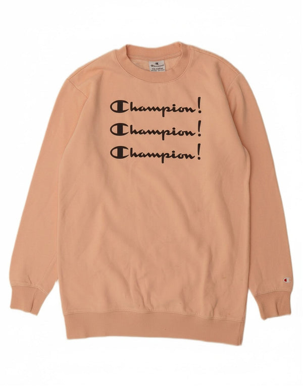 Felpa con grafica per ragazze CHAMPION 15-16 anni 2XL Rosa